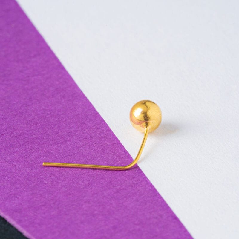 18k gold Nose rein - Regular small - Image 8
