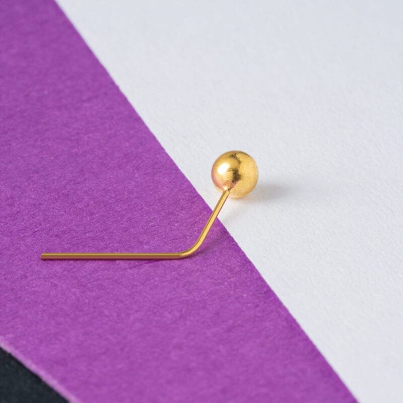 18k gold Nose rein - Regular small - Image 4