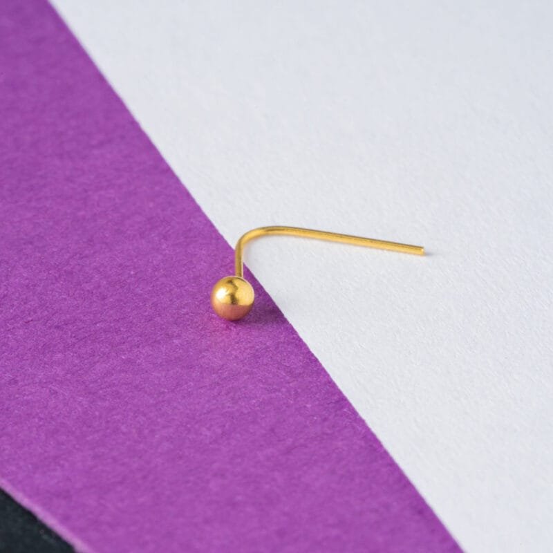 18k gold Nose rein - Regular small - Image 7