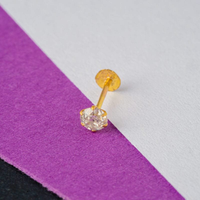 18k Diamond Nose rein - Larg