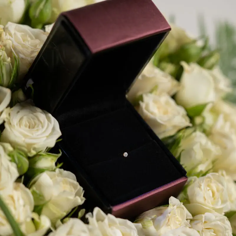 Blossom 18k Diamond Nose Ring - Image 3